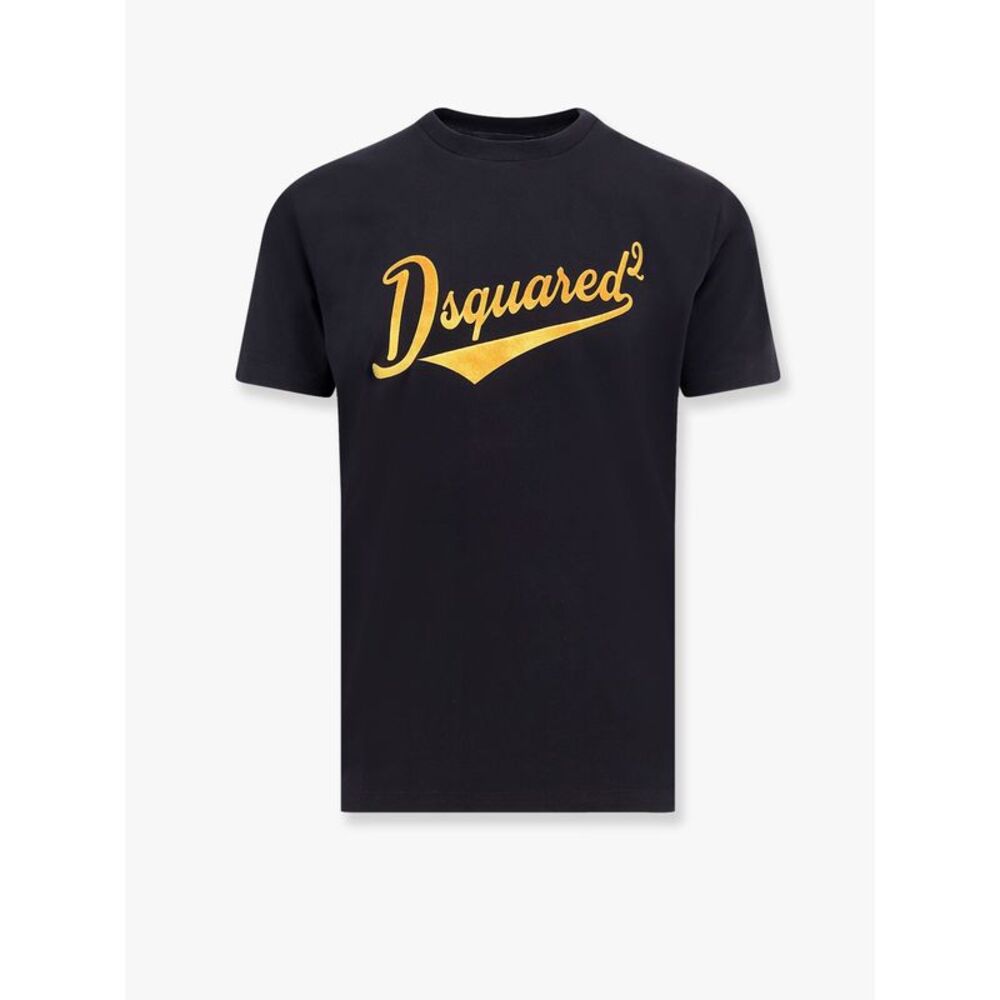 Dsquared2 Men Cool Fit Cotton T-Shirt With Logo Print